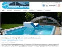 Tablet Screenshot of pool-express.de